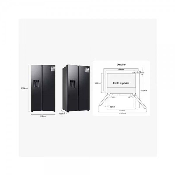 Frigorfico Americano SAMSUNG RS70F64KEFEF