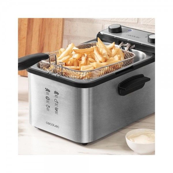 Fritadeira CECOTEC CleanFry 3000 Full Inox ‌03073