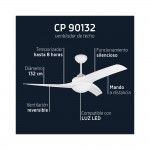 Ventoinha de Teto ORBEGOZO CP 90132