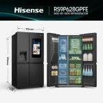Frigor�fico Americano HISENSE RS9P628GPFE
