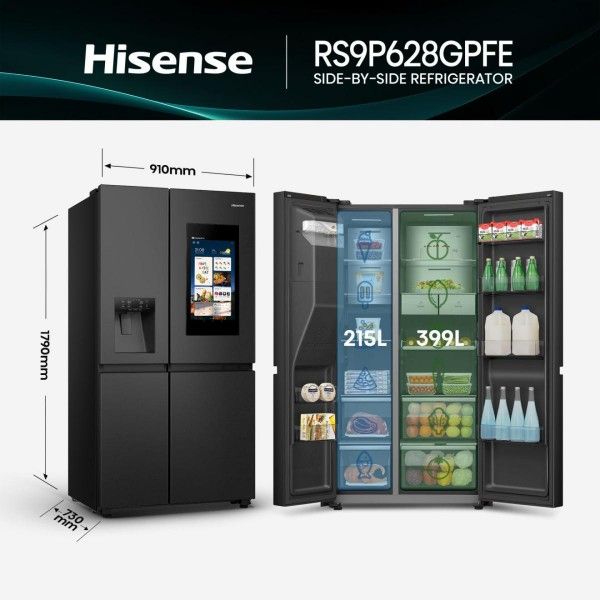 Frigor�fico Americano HISENSE RS9P628GPFE