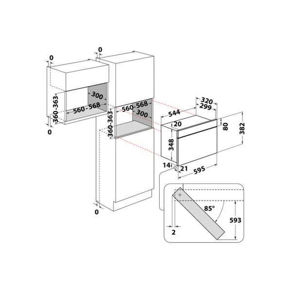 Micro-ondas de Encastre HOTPOINT HAMN463BXF