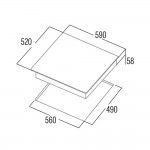 Placa de Indu��o CATA IB 6403E2 BK