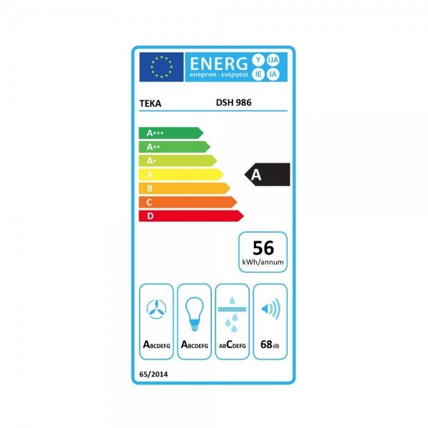 Exaustor de Parede TEKA DSH 986 BK