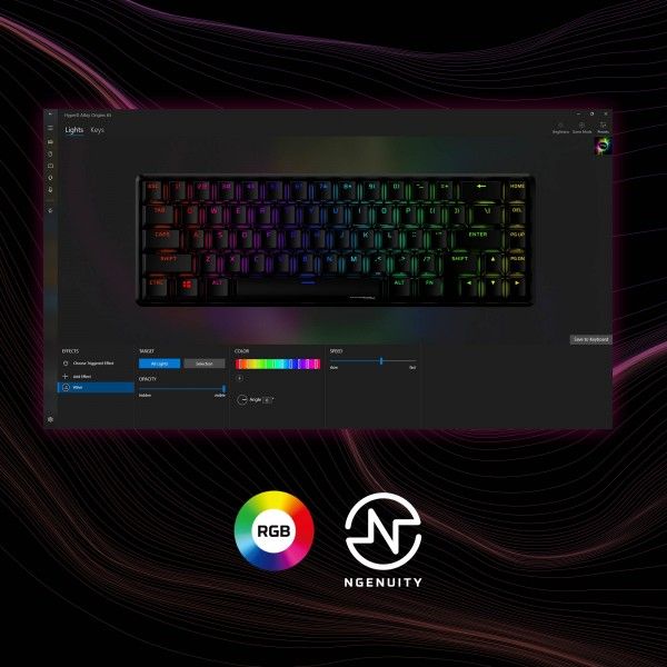 TECLADO MECNICO HYPERX HKBO1T-RD-US/N 4P5D6AA#ABA