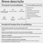 Porttil HP Pavilion Plus 14-ew0005np