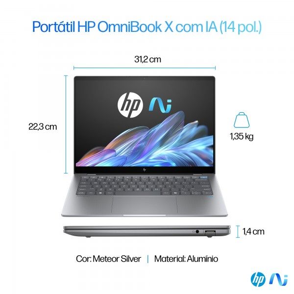 Porttil HP OmniBook X14-fe0002np