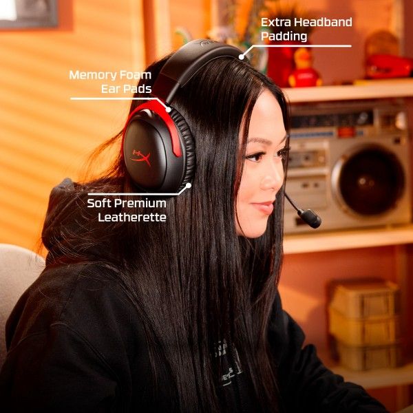 HEADSET WIRELESS HYPERX CLOUD III S GAMING A59YZAA