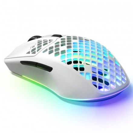 RATO STEELSERIES RGB AEROX 3 SNOW62608