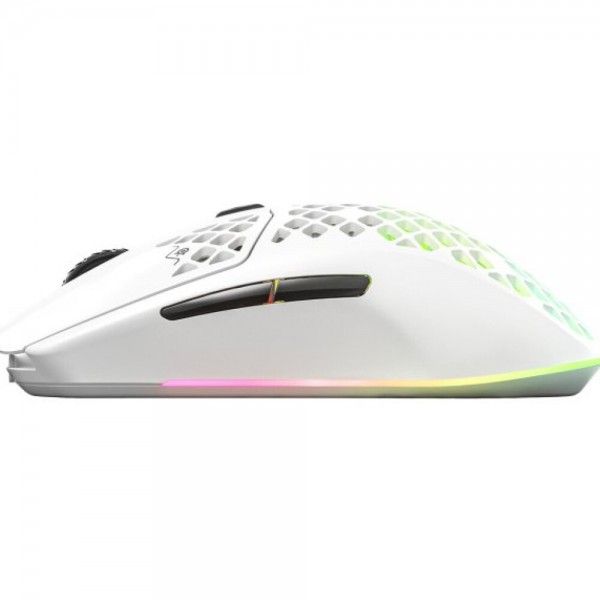 RATO STEELSERIES RGB AEROX 3 SNOW62608
