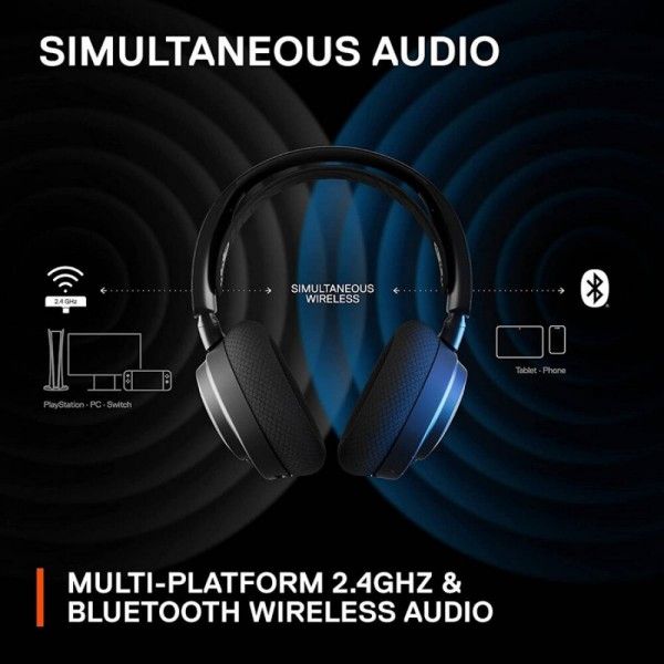 HEADSET STEELSERIES WIRELESS ARCTIS NOVA 7 61553