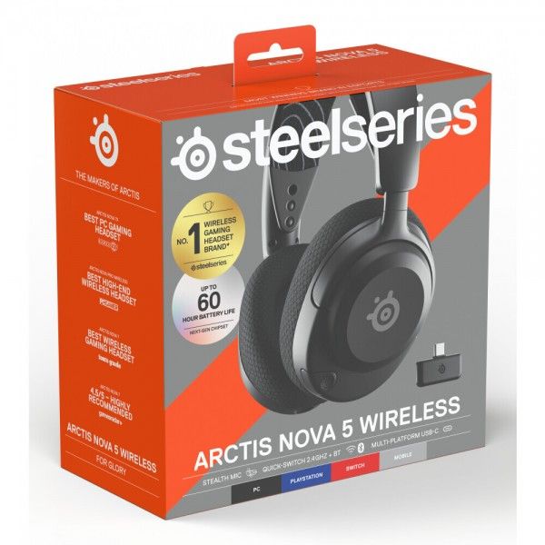 HEADSET STEELSERIES ARCTIS NOVA 5 WIRELESS 61670