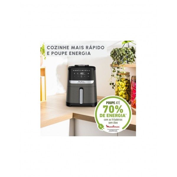 Air Fryer Moulinex EZ551HF0 Easy Fry Silence XL Coal