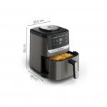 Air Fryer Moulinex EZ551HF0 Easy Fry Silence XL Coal