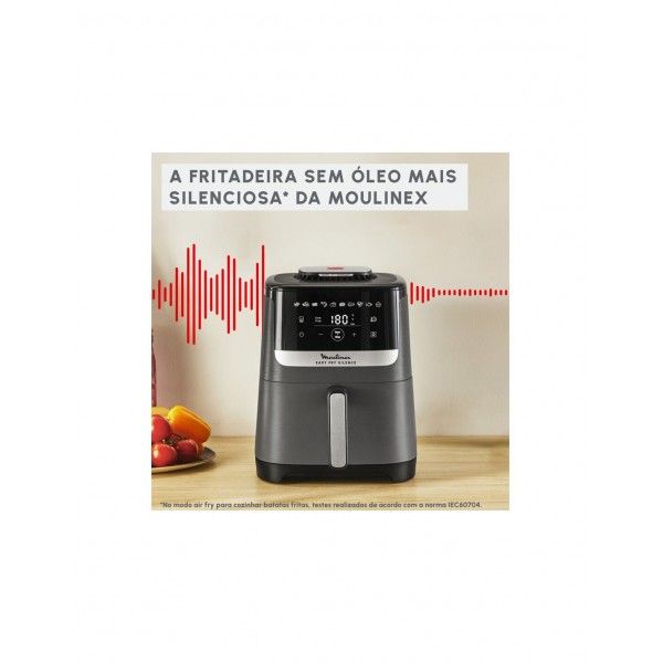 Air Fryer Moulinex EZ551HF0 Easy Fry Silence XL Coal