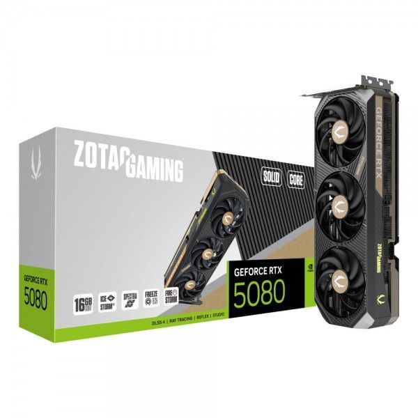 PLACA GRFICA ZOTAC GAMING NVIDIA RTX 5080 ZT-B50800D2-10P