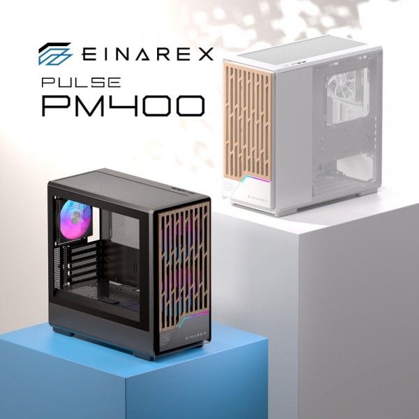 CAIXA MICRO-ATX EINAREX EXCS-PM-400R-W