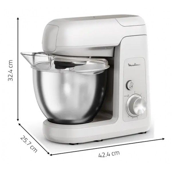 Batedeira com Ta�a MOULINEX Bake Partner c/3 acc QA523B10
