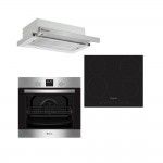 Conjunto MEIRELES Forno MF 8900 X + Placa Vitro MV 1601 + Exaustor MET MET161 X Conjunto MEIRELES Forno MF 8900 X + Placa Vitro MV 1601 + Exaustor MET MET161 X