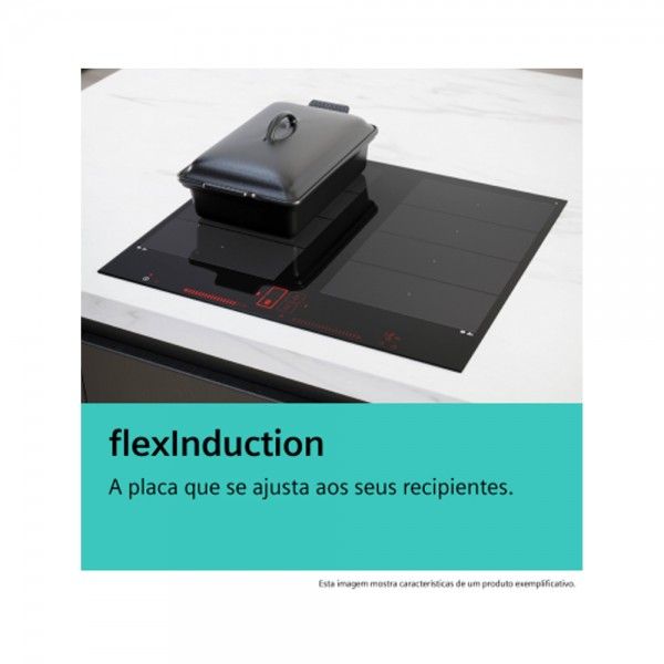 Placa de Indu��o com Exaustor SIEMENS EX851HJ26E