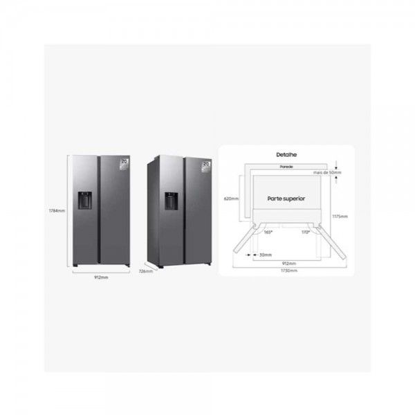 Frigorfico Americano SAMSUNG RS70FS65KETEF