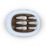 Bloco com facas SMEG Anni 50 KBSF02PB