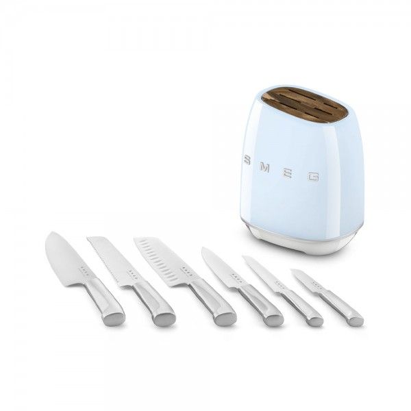 Bloco com facas SMEG Anni 50 KBSF02PB