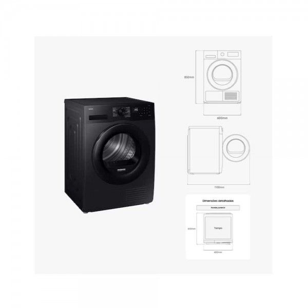 M�quina de Secar Roupa SAMSUNG DV90DG52A0ABEP