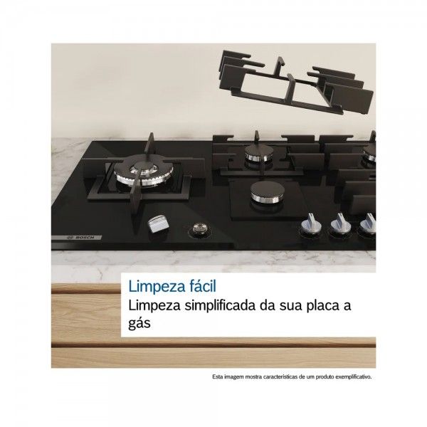 Placa a G�s BOSCH Serie 6 PPQ7A6I40