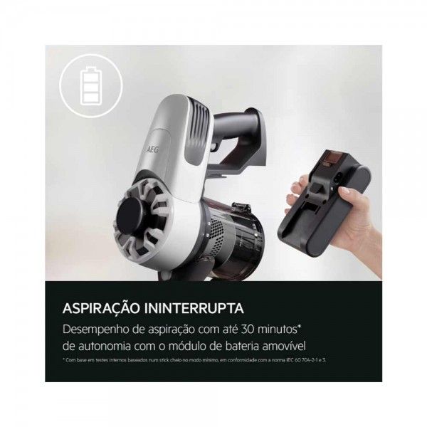 Aspirador Vertical AEG Série 3000 AP31CB18IW Aspirador Vertical AEG Série 3000 AP31CB18IW