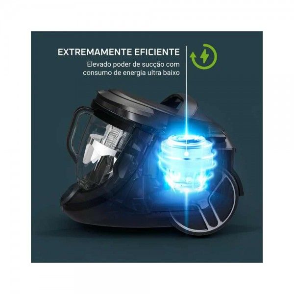 Aspirador sem Saco ROWENTA Silence Force Cyclonic Effitech Parquet RO7936EA
