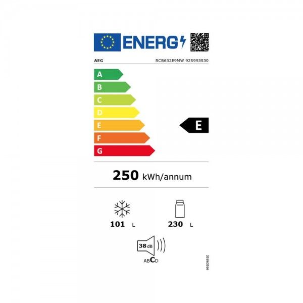 Frigorífico Combinado AEG RCB632E9MW Frigorífico Combinado AEG RCB632E9MW