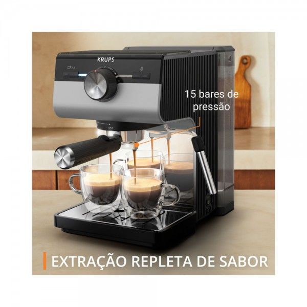 M�quina de Caf� Manual KRUPS Authentic+ XP384E10