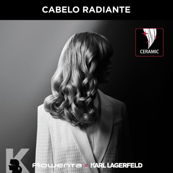 MODELADOR DE CABELO ROWENTA X KARL LAGERFELD SO CURLS CF371LF0