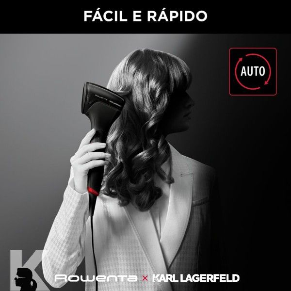 MODELADOR DE CABELO ROWENTA X KARL LAGERFELD SO CURLS CF371LF0