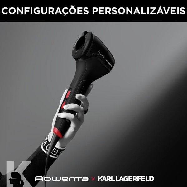 MODELADOR DE CABELO ROWENTA X KARL LAGERFELD SO CURLS CF371LF0
