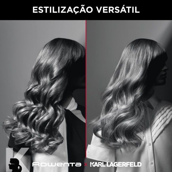 MODELADOR DE CABELO ROWENTA X KARL LAGERFELD SO CURLS CF371LF0