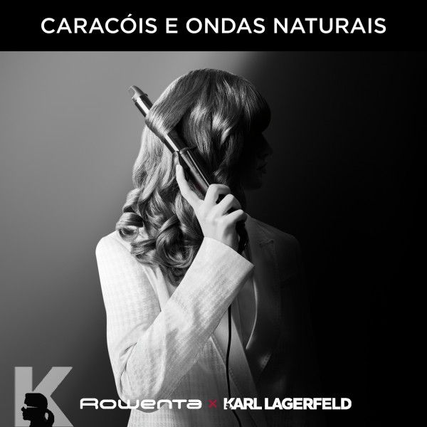 MODELADOR DE CABELO ROWENTA X KARL LAGERFELD 25MM CF321LF0