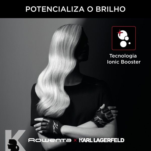 SECADOR DE CABELO ROWENTA X KARL LAGERFELD POWERLINE CV591LF0