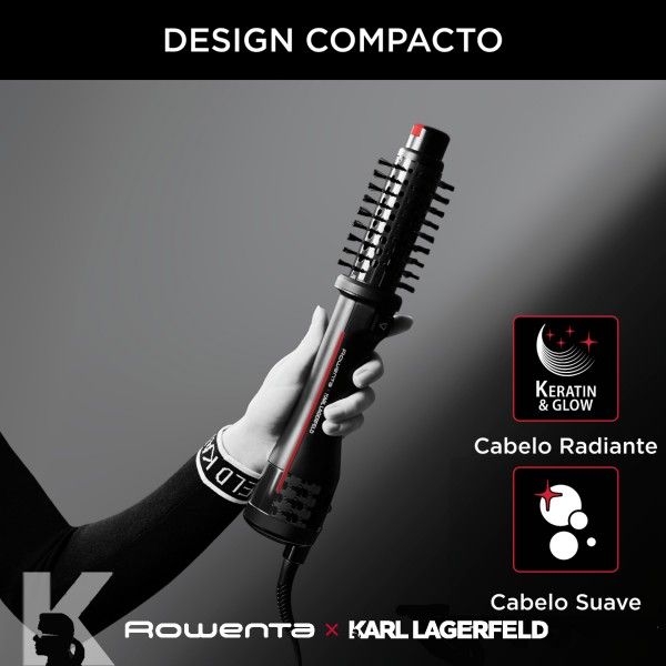 ESCOVA MODELADORA ROWENTA X KARL LAGERFELD K/ PRO STYLIST CF961LF0