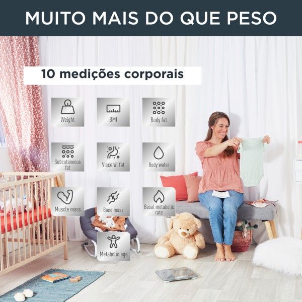 Balan�a Digital Rowenta Goodvibes Life BR9600S1