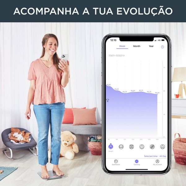 Balan�a Digital Rowenta Goodvibes Life BR9600S1