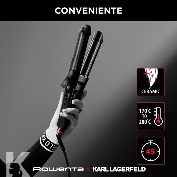 MODELADOR DE CABELO ROWENTA X KARL LAGERFELD MULTISTYLER 3 EM 1 CF451LF0 MODELADOR DE CABELO ROWENTA X KARL LAGERFELD MULTISTYLER 3 EM 1 CF451LF0