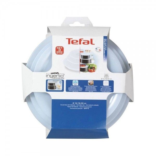 Conjunto de 3 Tampas Herm�ticas TEFAL L9849002