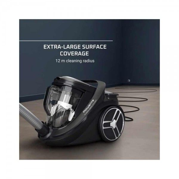 Aspirador sem Saco ROWENTA Silence Force Cyclonic Effitech Parquet RO7936EA