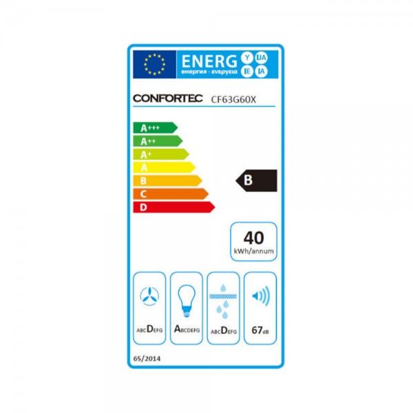 Exaustor Telesc�pico CONFORTEC CF63G60X