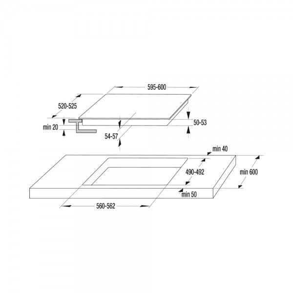 Placa Vitrocer�mica HISENSE E6431CB