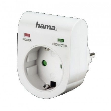 Tomada HAMA com supressor de picos 00047771