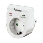 Tomada HAMA com supressor de picos 00047771