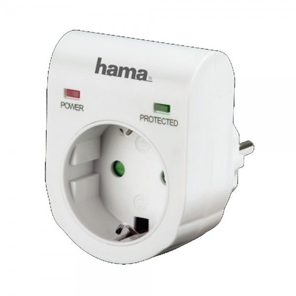 Tomada HAMA com supressor de picos 00047771